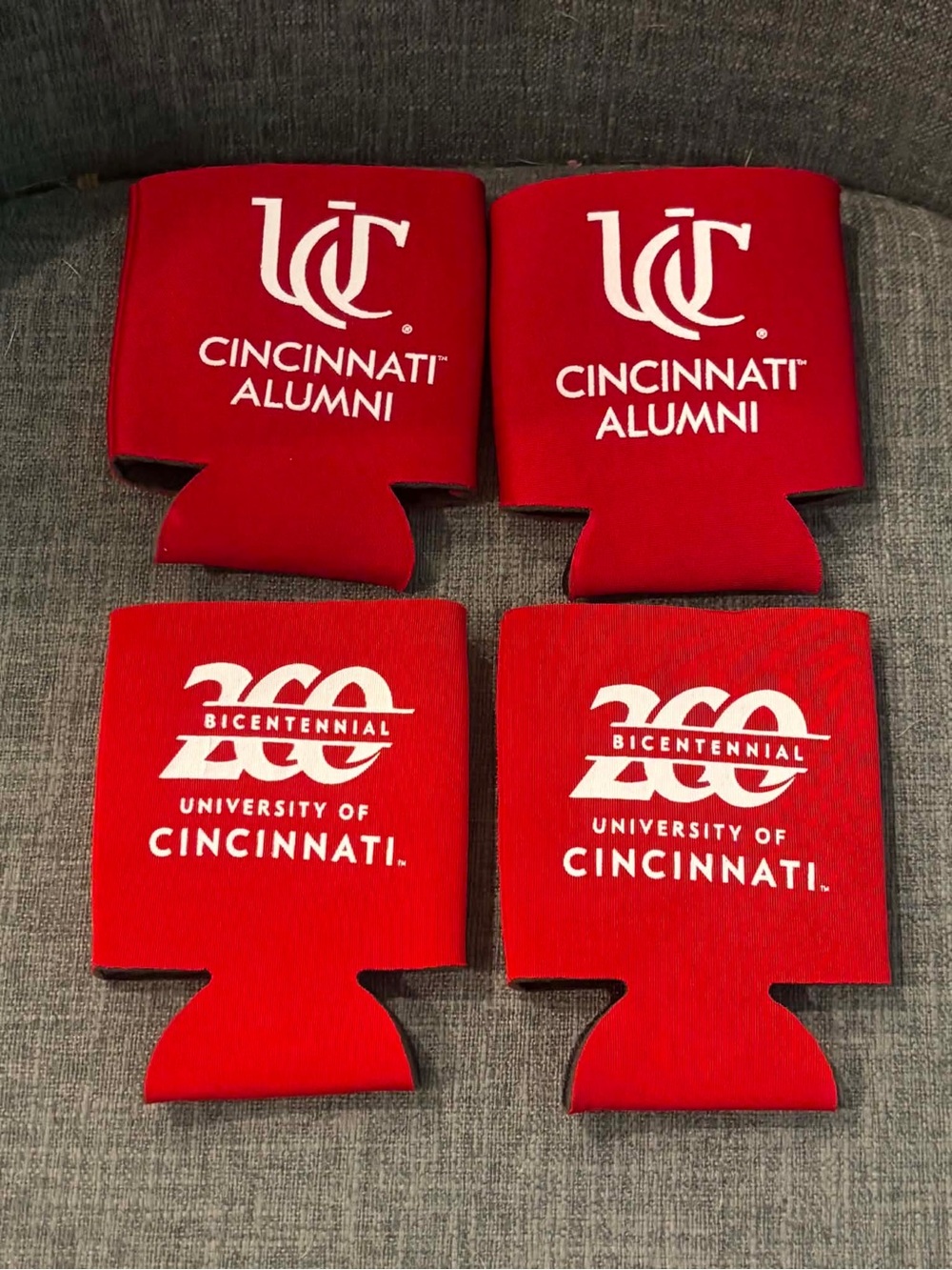 University of Cincinnati Alumni Koozies Lot of 4 Brand New